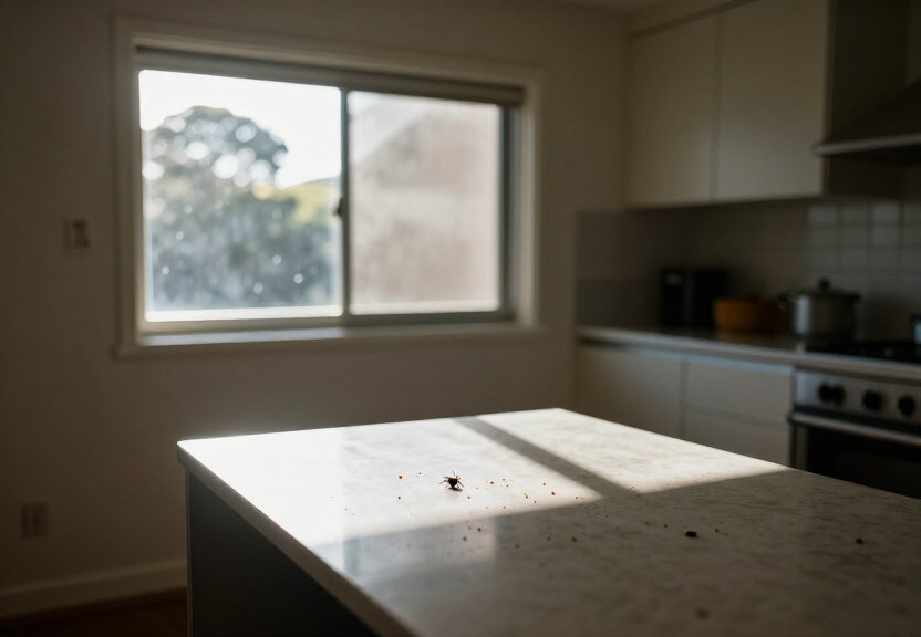 Bed bugs in furniture crevices in Duffys Forest before treatment