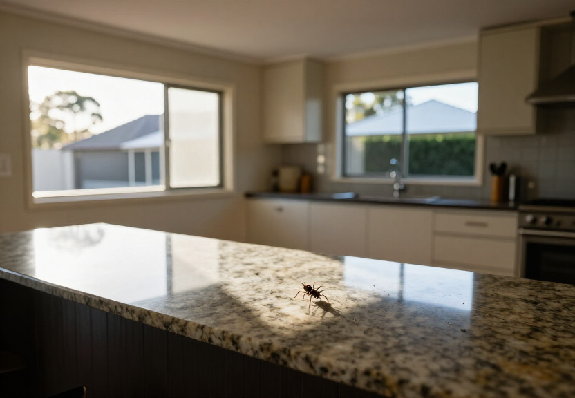 Ant-free kitchen in Duffys Forest after treatment